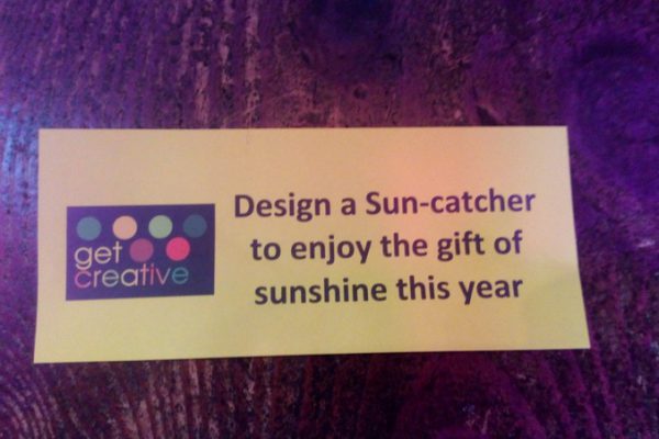 Get Creative - Sun Catcher - Go4th Sunday Jan 2020
http://www.go4th.org.uk